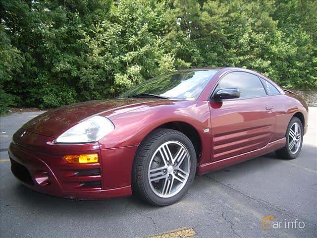 Front/Side of Mitsubishi Eclipse 3.0 V6 Automatic, 207ps, 2001