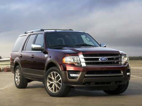 Front/Side  of Ford Expedition 3.5 V6 Ecoboost SelectShift, 370hp, 2015 