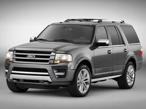 Front/Side  of Ford Expedition 3.5 V6 Ecoboost ControlTrac SelectShift, 370hp, 2016 