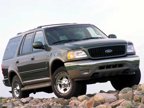 Front/Side  of Ford Expedition 5.4 V8 SEFI 2V ControlTrac Automatic, 264hp, 1999 