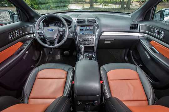 Interior of Ford Explorer 2018 
