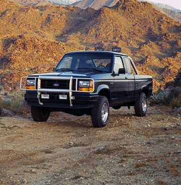Front/Side  of Ford Ranger SuperCab 2.9 V6 4x4 142hp, 1989 