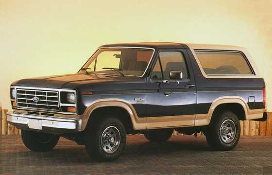 Front/Side  of Ford Bronco 1986 