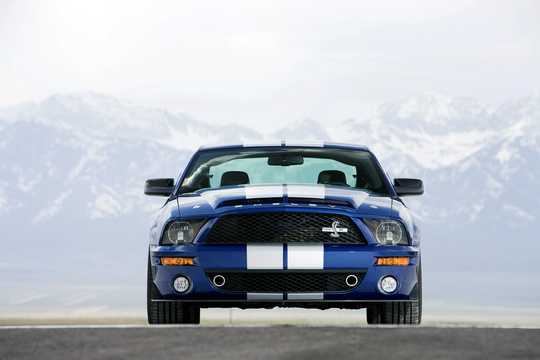 Front  of Ford Shelby GT500KR Manual, 548hp, 2008 