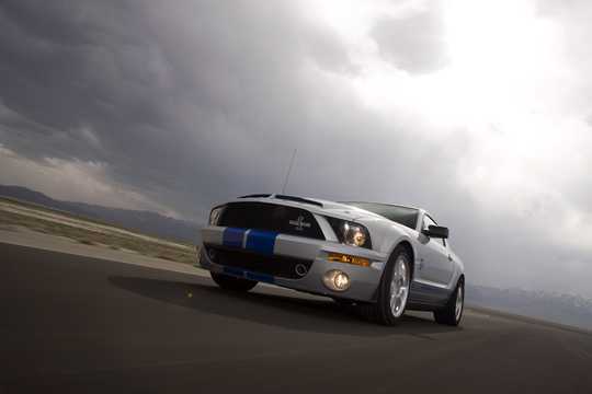 Front/Side  of Ford Shelby GT500KR Manual, 548hp, 2008 