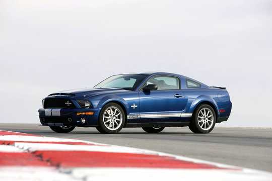 Front/Side  of Ford Shelby GT500KR Manual, 548hp, 2008 