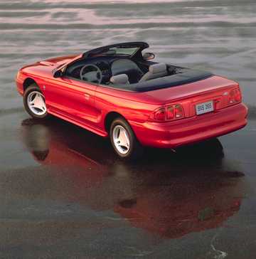 Back/Side of Ford Mustang SVT Cobra Convertible Manual, 309hp, 1996 