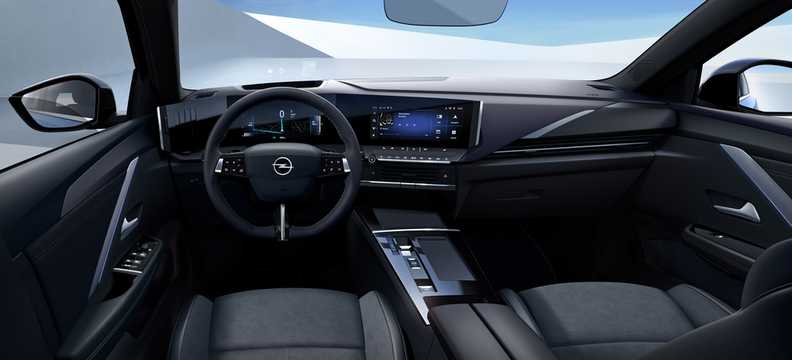 Interior of Opel Astra Sports Tourer 2022 