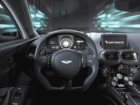 Interior of Aston Martin Vantage 5.2 V12 Automatic, 700hp, 2022 