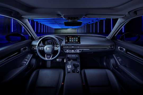 Interior of Honda Civic e:HEV e-CVT, 184hp, 2023 