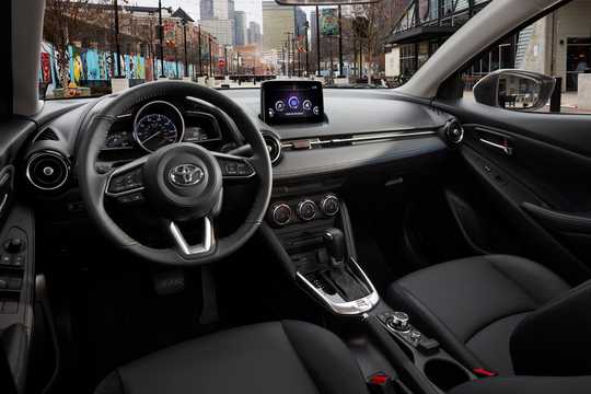 Interior of Toyota Yaris Sedan 1.5 VVT-i ECT-i, 107hp, 2019 