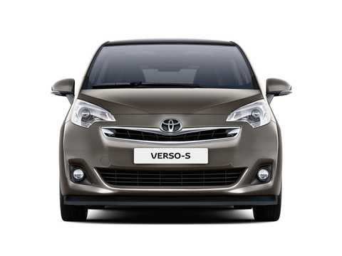 Front  of Toyota Verso-S 1.33 Dual VVT-i Multidrive S, 99hp, 2014 