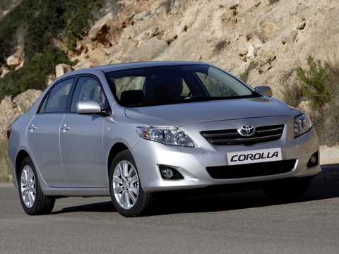 Front/Side  of Toyota Corolla 2.0 D-4D Manual, 126hp, 2007 