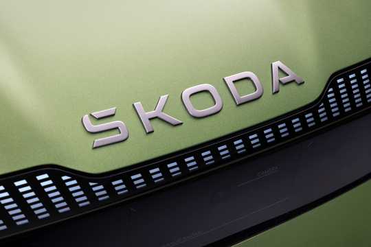 Close-up of Škoda Vision 7S Concept Concept, 2023 