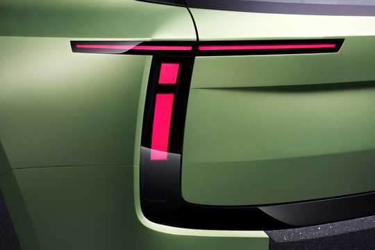 Close-up of Škoda Vision 7S Concept Concept, 2023 