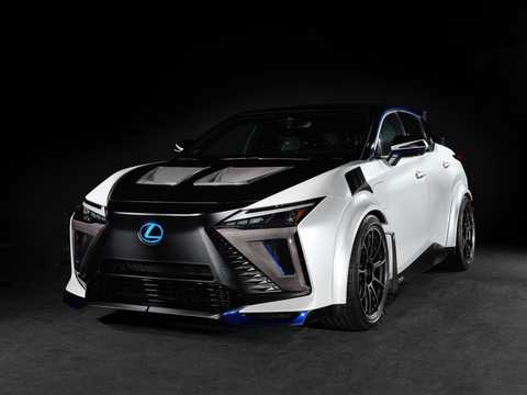 Front/Side  of Lexus RZ Sport Electric AWD, 408hp, 2023 