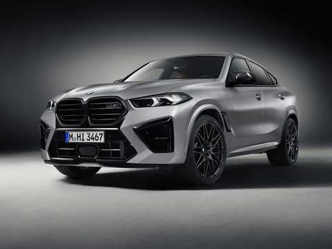 Front/Side  of BMW X6 M Competition Steptronic, 625hp, 2024 