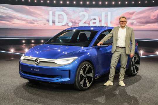 Front/Side  of Volkswagen ID. 2all Electric, 226hp, 2023 
