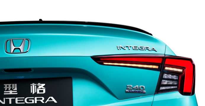 Close-up of Honda Integra Sedan 1.5 VTEC Turbo CVT, 182hp, 2021 