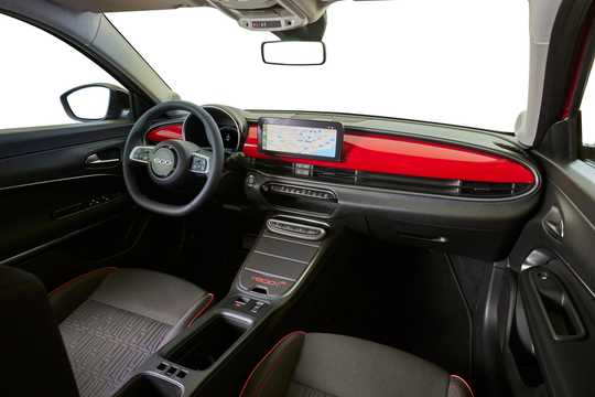 Interior of Fiat 600e, 156hp, 2023 