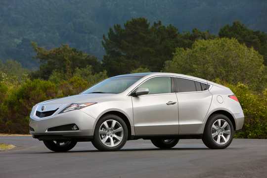 Front/Side  of Acura ZDX 3.7 V6 VTEC SH-AWD Automatic, 304hp, 2010 