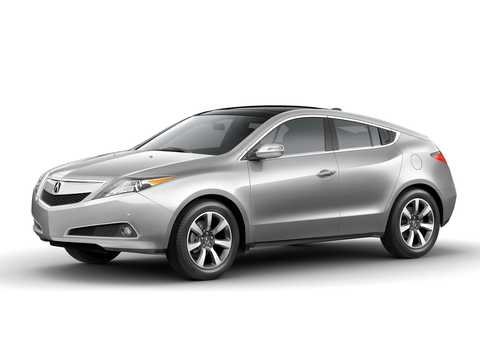 Front/Side  of Acura ZDX 3.7 V6 VTEC SH-AWD Automatic, 304hp, 2013 