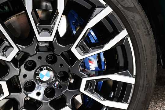 Close-up of BMW X6 2024 