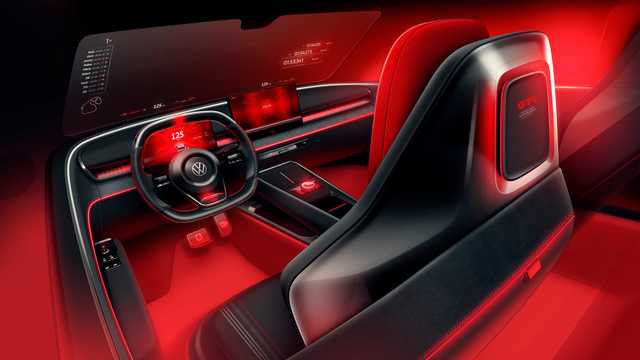Interiör av Volkswagen ID. GTI Concept Concept, 2024 