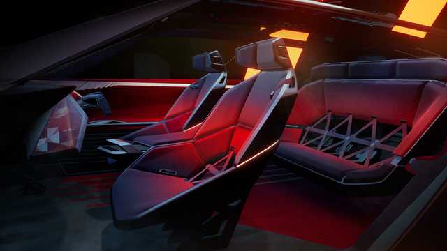 Interiör av Nissan Hyper Adventure Concept Concept, 2023 