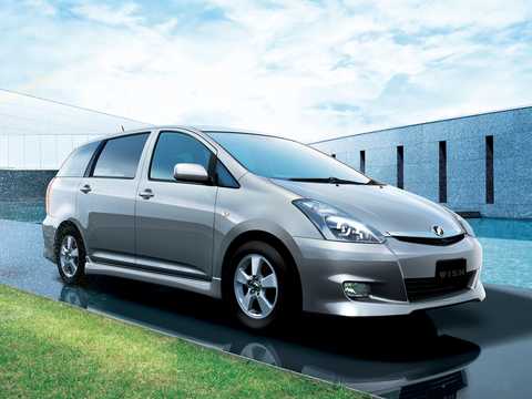 Fram/Sida av Toyota Wish 2005 