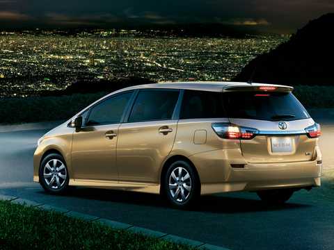Bak/Sida av Toyota Wish 2012 