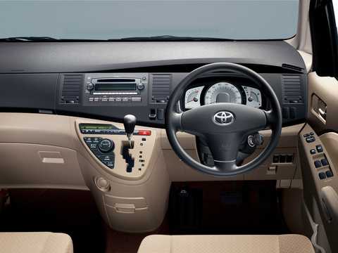 Interior of Toyota Isis 2004 