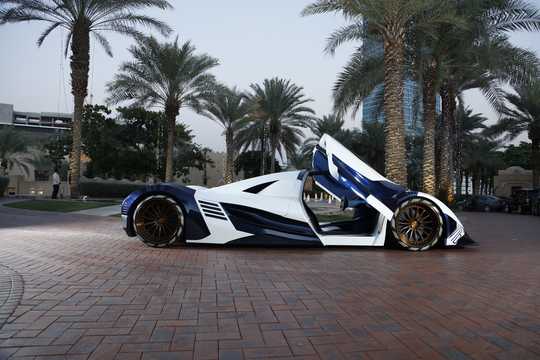 Side  of Devel Sixteen 12.3 V16 AWD Automatic, 5077hp, 2017 