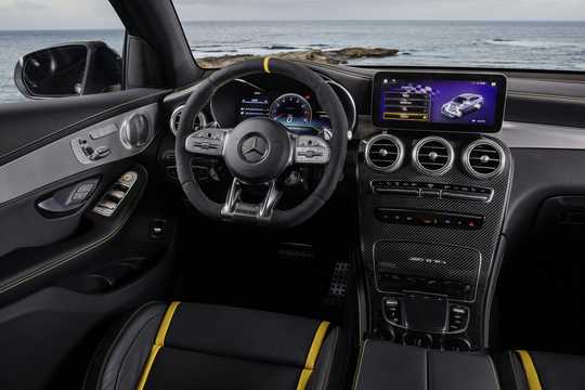 Interior of Mercedes-Benz AMG GLC 63 S Coupé 4MATIC+ , 510hp, 2019 
