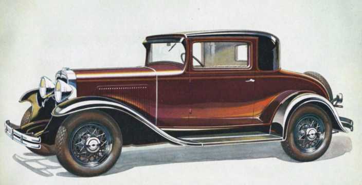 Fram/Sida av Chevrolet Independence Coupé 3.2 Manuell, 51hk, 1931 