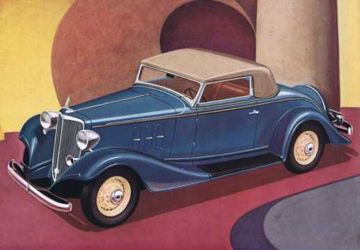 Fram/Sida av Chevrolet Master Six Cabriolet 3.2 Manuell, 65hk, 1933 