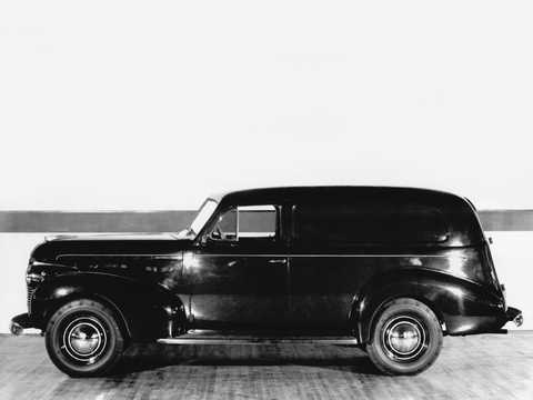 Sida av Chevrolet Master 85 Sedan Delivery 3.5 Manuell, 86hk, 1940 