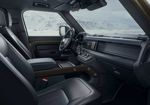 Interior of Land Rover Defender 110 P400 MHEV Automatic, 400hp, 2020 