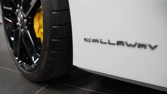 Närbild av Callaway Corvette SC627  636hk, 2014 