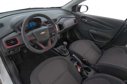 Interior of Chevrolet Onix 1.4 E85 Manual, 106hp, 2014 