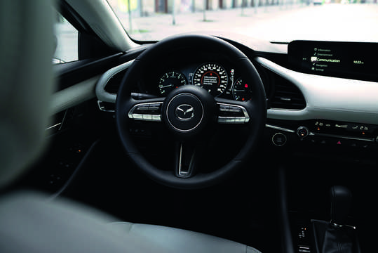 Interior of Mazda 3 Sedan 2.0 SKYACTIV-G M Hybrid Automatic, 122hp, 2019 