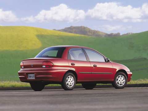Bak/Sida av Chevrolet Metro 1.3 80hk, 1999 