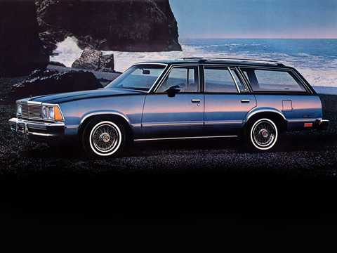 Front/Side  of Chevrolet Malibu Wagon 1981 