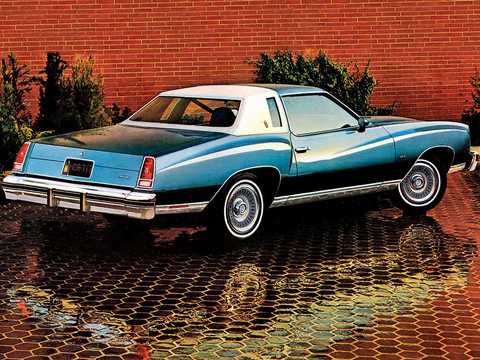 Back/Side of Chevrolet Monte Carlo 1976 