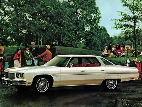 Front/Side  of Chevrolet Caprice Classic Sport Sedan 1975 