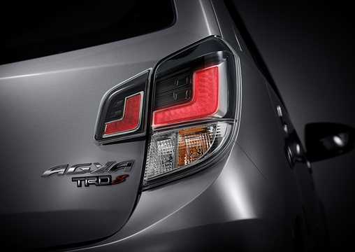Close-up of Toyota Agya 2020 