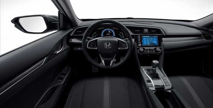 Interior of Honda Civic 5-door 2020 