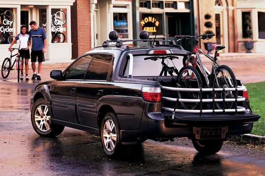 Back/Side of Subaru Baja 2003 