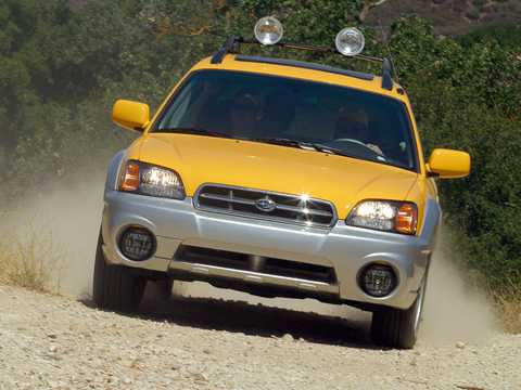 Front  of Subaru Baja 2003 