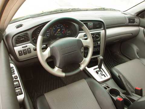 Interior of Subaru Baja 2003 